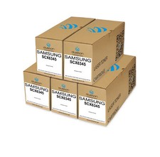 Samsung toner 5x SCX6345 SCX-D6345A compatible SCX-6345 SCX-63 Duston noir