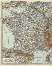 France Carte Géographique De