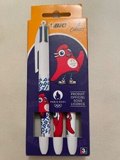 LOT 3 STYLOS BIC 4 COULEURS