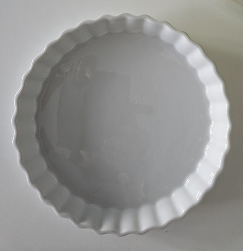 Plat tarte porcelaine - plat,