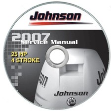 Johnson/Evinrude BJ25 4 Temps (2007>) Manuel D'Atelier Hors-Bord