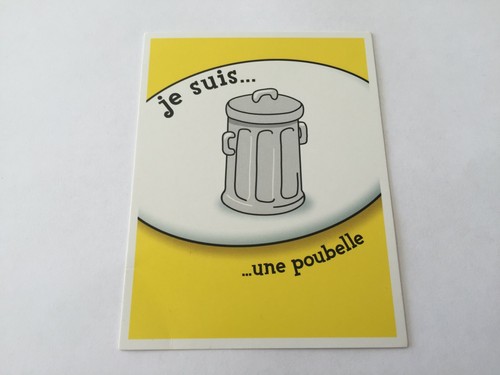 Carte suis une poubelle - suis,