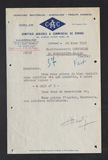 COGNAC (16) COMPTOIR AGRICOLE & COMMERCIAL / QUINCAILLERIE "C.A.C." en 1950