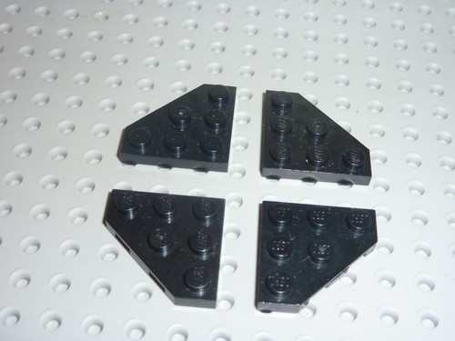 Lego black plate - 4, 2450