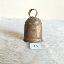 Cloche En Fer Et Laiton Pour Vache Ancienne Artisanale Décorative IB3
