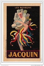 CAPPIELLO : publicité pour les bonbons Jacquin vers 1910 - très bon état