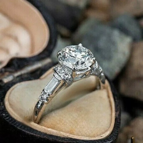 Bague fiançailles or - en,