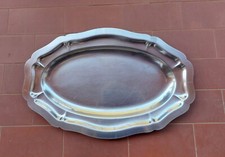 Plat Inox Ovale Très Bon Etat