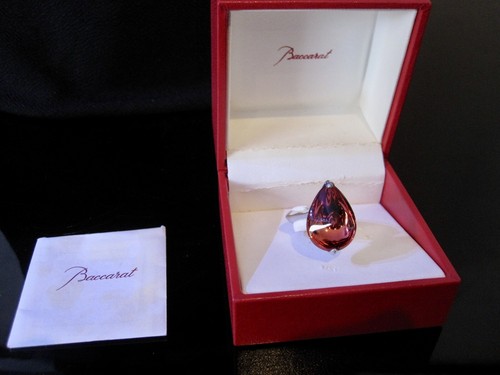 Baccarat bague argent 925 et - :,