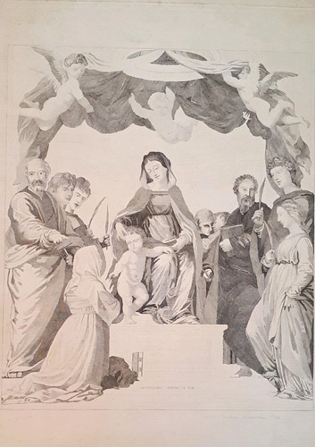 Rare gravure mariage - "mariage, mystique