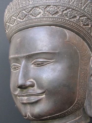 Imposante tête bouddha - tête, de