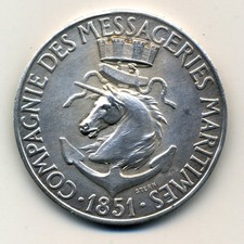 (3897) RARE Médaille Argent