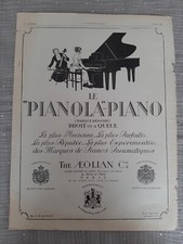 Pub de presse ancienne Piano