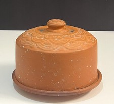 Ancien Beurrier En Terre Cuite