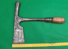 Outil Ancien - HACHE MARTEAU DE COUVREUR ARDOISIER FER FORGÉ