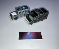 Lot 2 Fourgon Bank security camping Car Majorette Loose Officielle