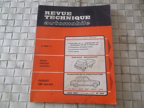 Revue technique peugeot 204 - revue, de