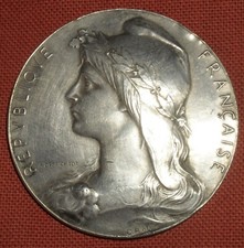 Médaille en ARGENT 82g Diamètre 58mm O.ROTY