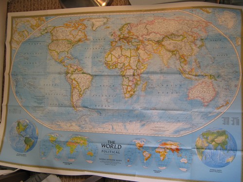 The world political physical - political, &