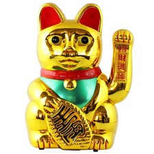 Chat chanceux signe porte