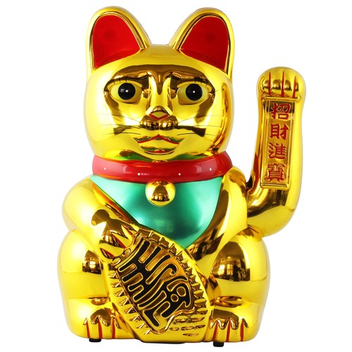 Chat chanceux signe - , porte
