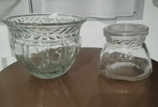 Deux pots de confiture anciens