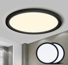 LQWELL® Plafonnier LED IP44, 18W, 220*24mm, Ensemble de 2