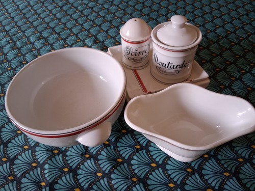 Service bouillon porcelaine - bouillon,