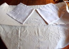 Drap ancien taies pur - 2, fil