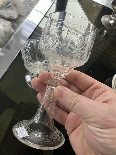 Lot anciens verres souflé - 2,