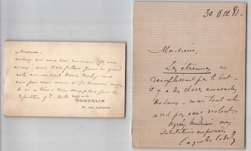 Coquelin aîné cadet - cadet,