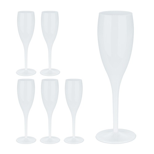 Flute champagne plastique