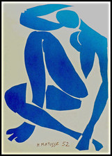Henri MATISSE :  Nu bleu V