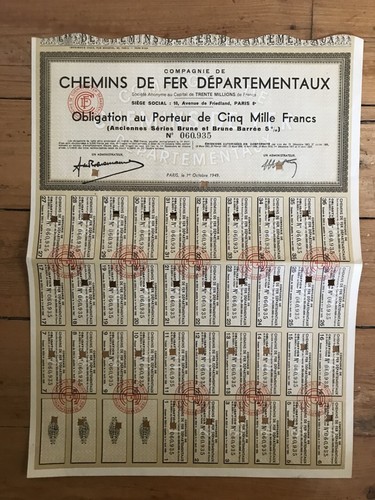 Chemins fer departementaux - chemins, de