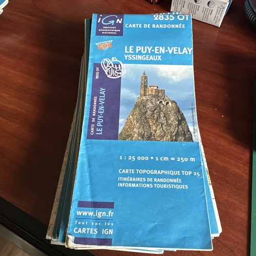 Carte ign puy - en, velay