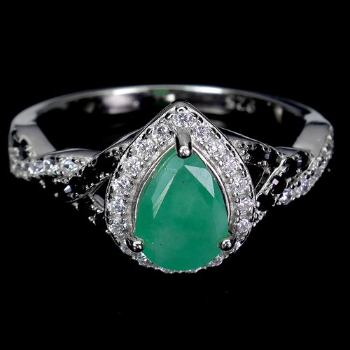925 bague argent poire - en,