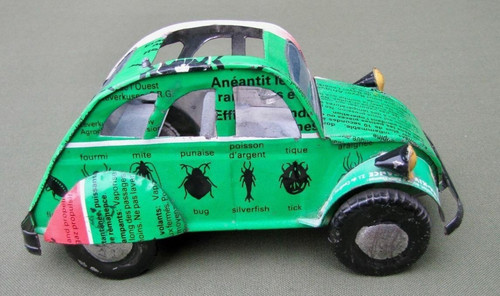 2cv citroën miniature deux - miniature,