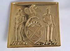 NYPD Pinback Badge Gold Tone