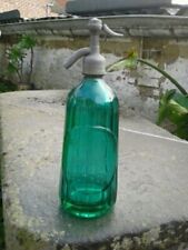Siphon eau de Seltz Brasseries Réunies Haumont - Couleur VERT Bouteille - 1933
