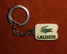 Porte-clés LACOSTE la marque TEXTILE au Crocodile CROCO VERT - STOFFEL FRANCE