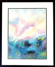 Gouache abstraite b - gouache, de
