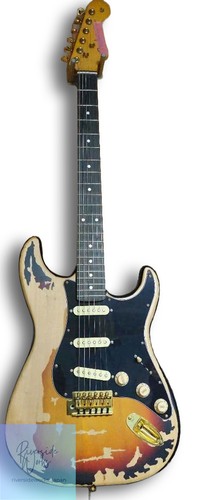 Guitare électrique style srv - électrique,