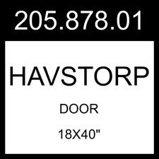 IKEA HAVSTORP Door Light Gray