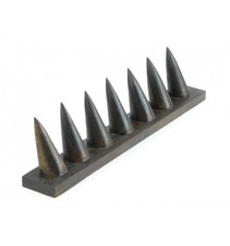 Porte-bagues en bois teinte