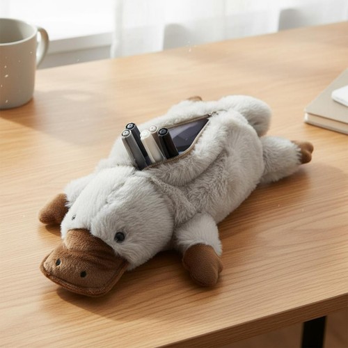 Trousse peluche platypus - peluche,