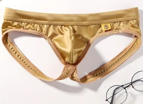 Men new sexy gold - gold, jock