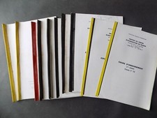Lot  COURS D'ENSEIGNEMENT 3e année INSTITUT du centre d'Acupuncture de France