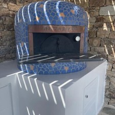 Four à pizza Bois Napoli D60 - 2 Pizza - L90 × P110 × H90/Poids 400 Kg