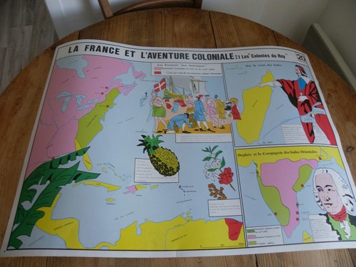 Carte affiche scolaire - carte,