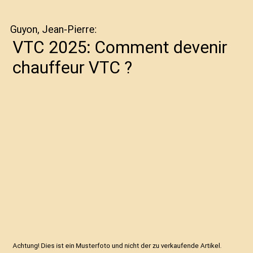 Vtc 2025 comment devenir - vtc,